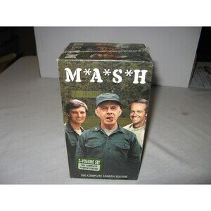 MASH The Complete 4th Season On 3 VHS Tapes 3-Volume Set NEW NIB NEW IN BOX